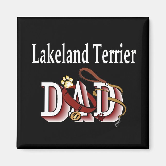Lakeland Terrier dad Magnet (Front)