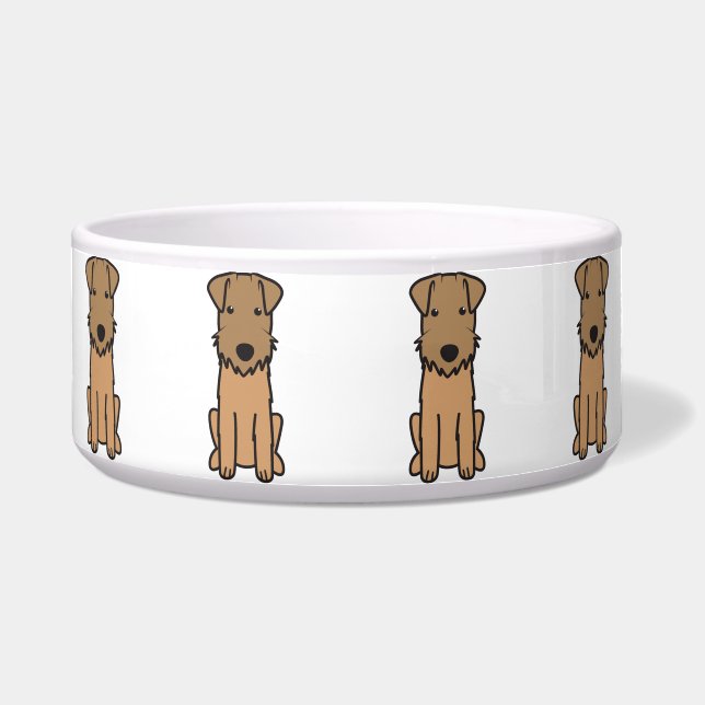 Lakeland Terrier Dog Cartoon Bowl (Front)