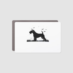 Lakeland Terrier Dog � Halloween Moon Silhouette C Car Magnet