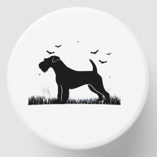 Lakeland Terrier Dog � Halloween Moon Silhouette C Mini Candle Favors