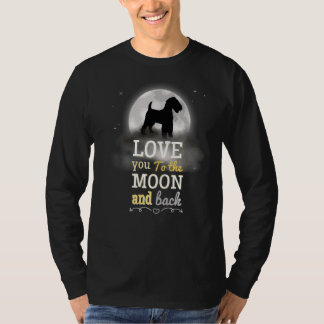 Lakeland Terrier Dog Love To The Moon T-Shirt