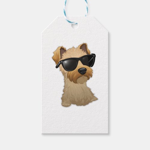 Lakeland Terrier in Cool Sunglasses Classic T_Shir Gift Tags