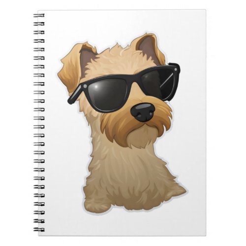 Lakeland Terrier in Cool Sunglasses Classic T_Shir Notebook