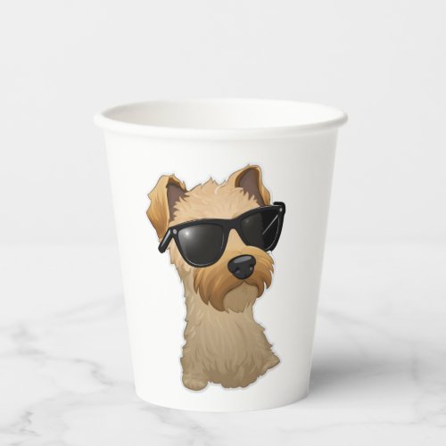 Lakeland Terrier in Cool Sunglasses Classic T_Shir Paper Cups