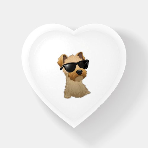 Lakeland Terrier in Cool Sunglasses Classic T_Shir Paperweight