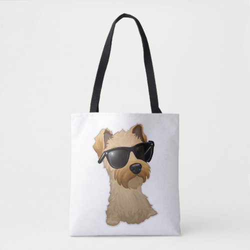 Lakeland Terrier in Cool Sunglasses Classic T_Shir Tote Bag