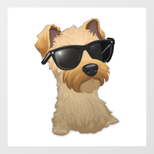 Lakeland Terrier in Cool Sunglasses Classic T_Shir Wall Decal