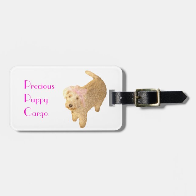 Lakeland terrier luggage tag (Front Horizontal)