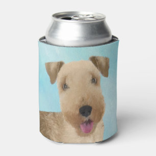 Lakeland Terrier Painting - Cute Original Dog Art Can Cooler