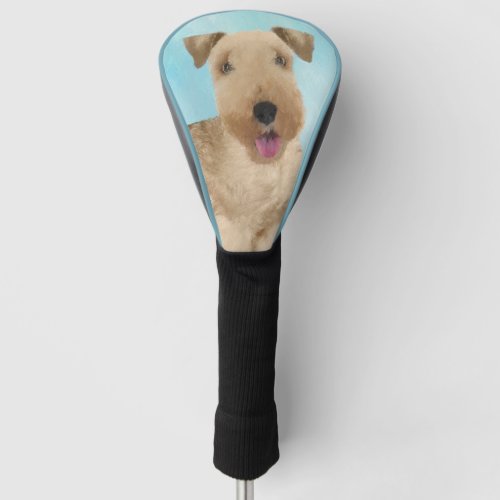Lakeland Terrier Painting _ Cute Original Dog Art Golf Head Cover
