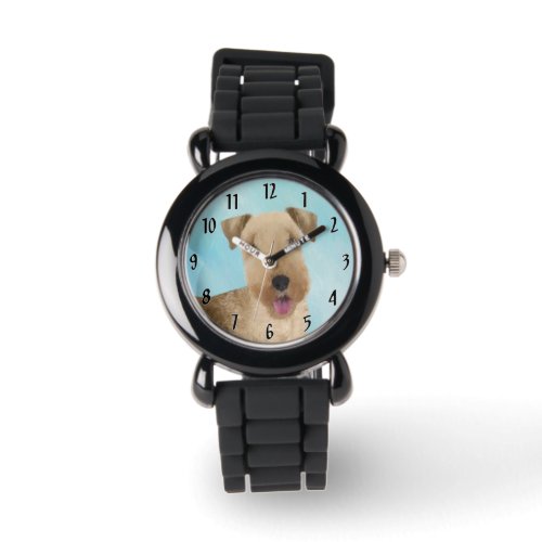 Lakeland Terrier Painting _ Cute Original Dog Art Watch