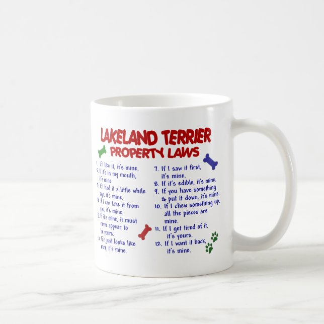 LAKELAND TERRIER PL2 COFFEE MUG (Right)
