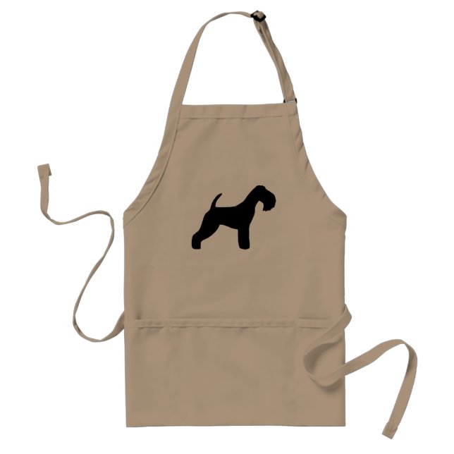 Lakeland Terrier Silhouette Adult Apron (Front)