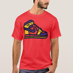 Lakers Basketball Sneakers T-Shirt