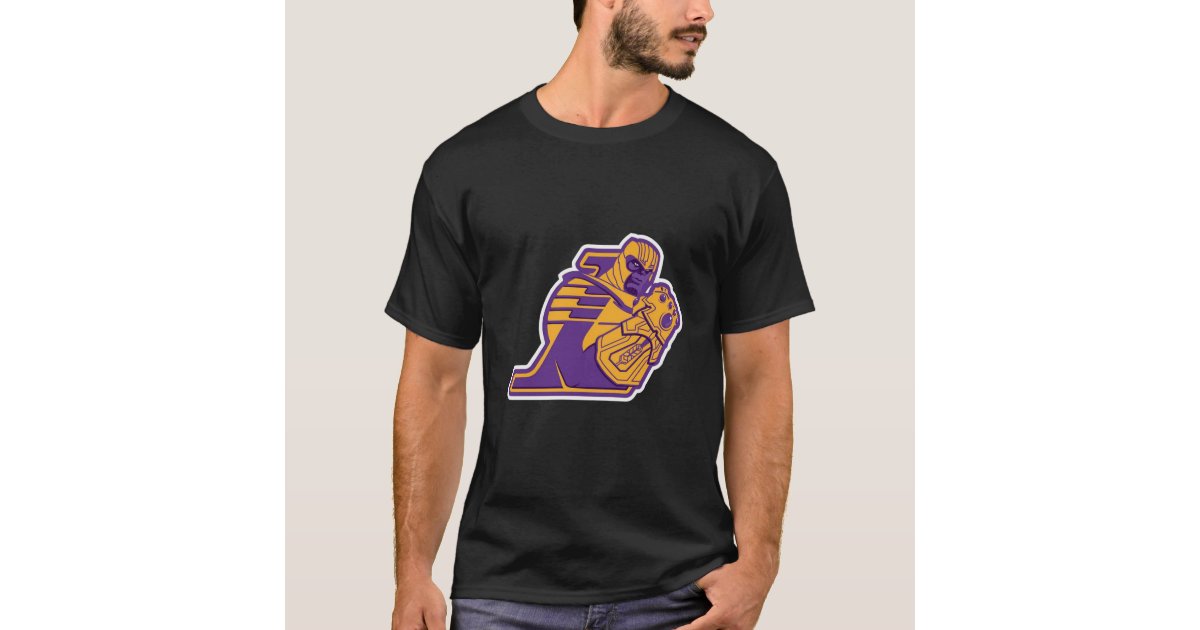 Los Angeles Lakers NBA Basketball Thanos Avengers Infinity War Marvel T- Shirt