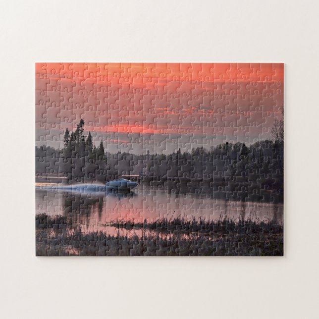 Lakes and Forests Québec. Jigsaw Puzzle (Horizontal)