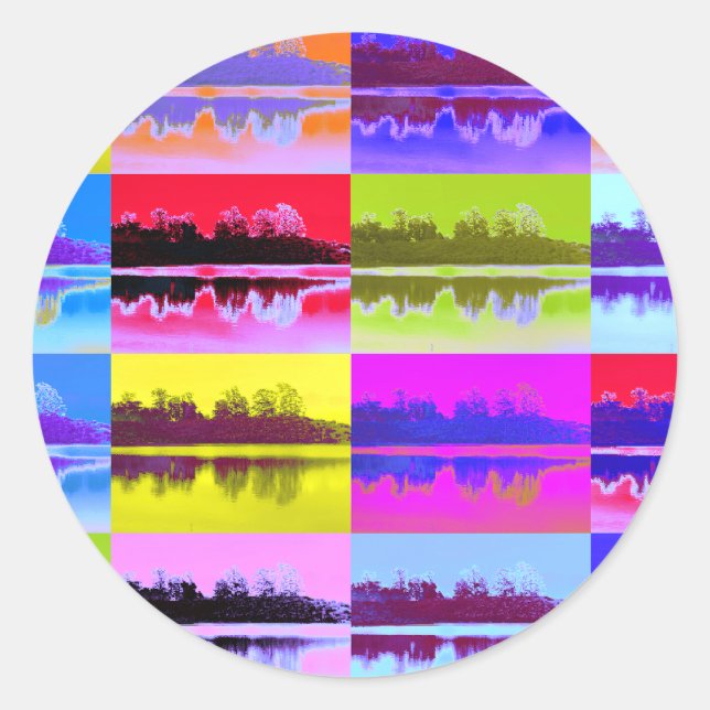 LAKES CLASSIC ROUND STICKER (Front)