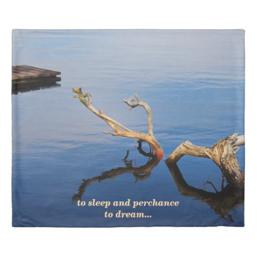 Lakes Edge Tranquility for Deep Sleep Duvet Cover