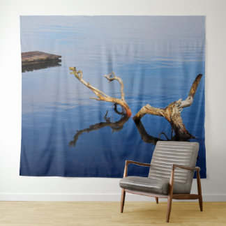 Lakes Edge Tranquility Scene Tapestry