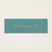 Lakes Entrance bookmark (Back)