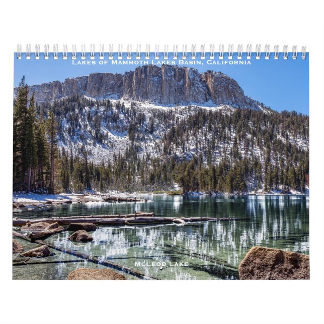 Lakes of Mammoth Lakes Basin, California Calendar (Cover)