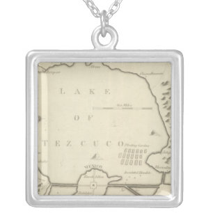 Lakes of Mexico Silver Plated Necklace