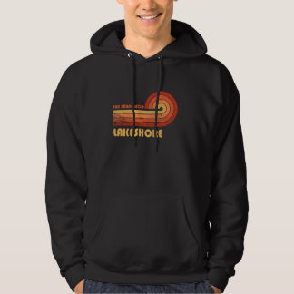 Lakeshore San Francisco California Retro Vintage Hoodie