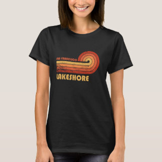Lakeshore San Francisco California Retro Vintage T-Shirt