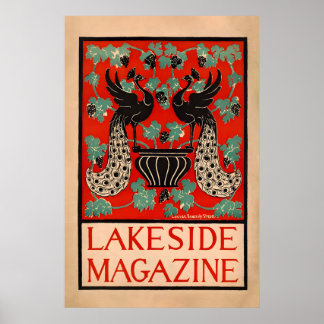 Lakeside 1890 POSTER PRINT A1 Vintage American
