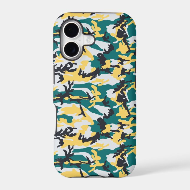 Lakeside Camo Pattern Iphone Case (Back)