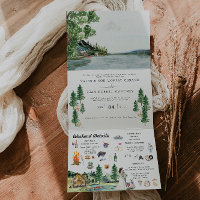Lakeside Campground Resort | Illustrated Wedding