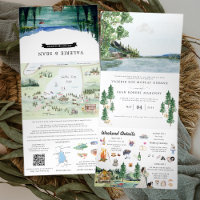 Lakeside Campground Resort | Illustrated Wedding