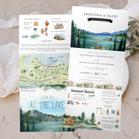 Lakeside Campground Resort | Illustrated Wedding