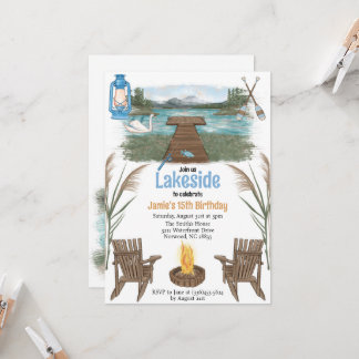 Lakeside Celebration Invitation 