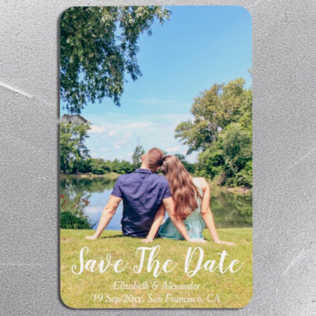 Lakeside Cottage Summer Save The Date Magnet (Creator Uploaded)
