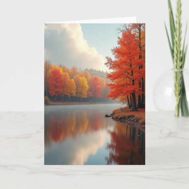 Lakeside Fathers Day Trees Card (Front)