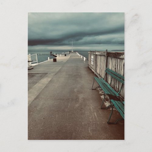 Lakeside Pier Photography Postcard