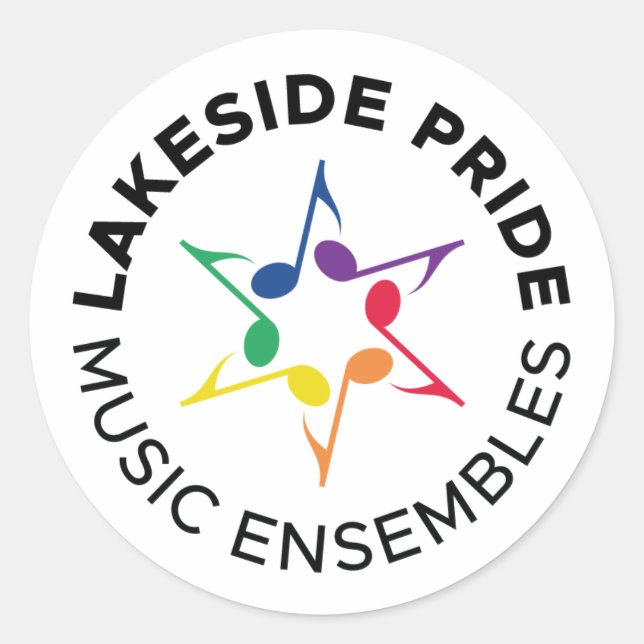 Lakeside Pride Sticker (Front)