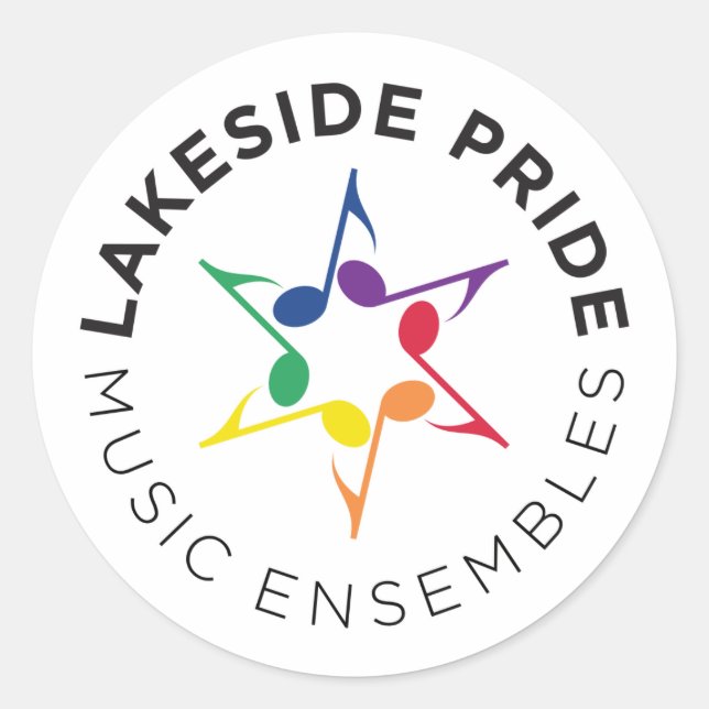 Lakeside Pride Sticker (Front)