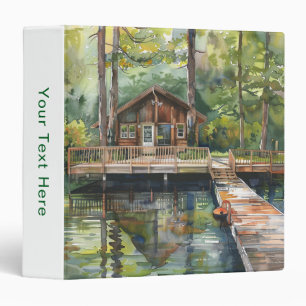 Lakeside Retreat 3 Ring Binder