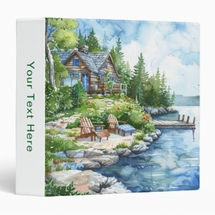 Lakeside Retreat 3 Ring Binder