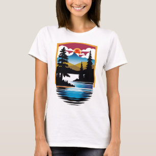Lakeside Retreat – Tranquil Nature T-Shirt