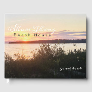 Lakeside Shoreline Beach Rental Guest Book