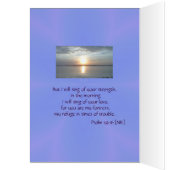 Lakeside Sunrise-customize any occasion Cards (Inside (Left))