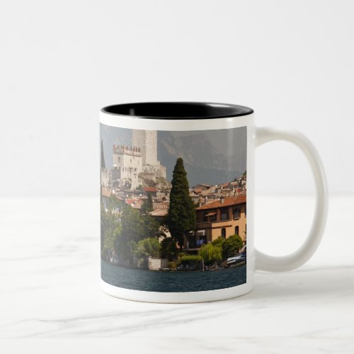 Lakeside town Malcesine Verona Province Italy Two_Tone Coffee Mug