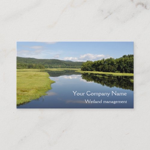 Lakeside wetlands business card