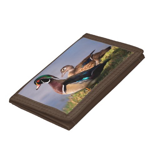 Lakeside Wood Duck Tri_fold Wallet
