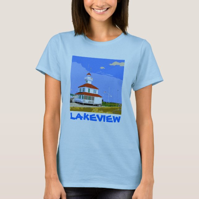 LAKEVIEW Lighthouse T-Shirt (Front)