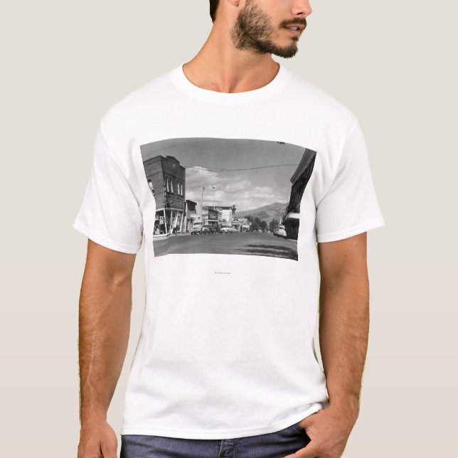 Lakeview, Oregon Main Street View Photograph #2 T-Shirt (Front)