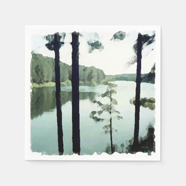 Lakeview Paper Napkins (Front)
